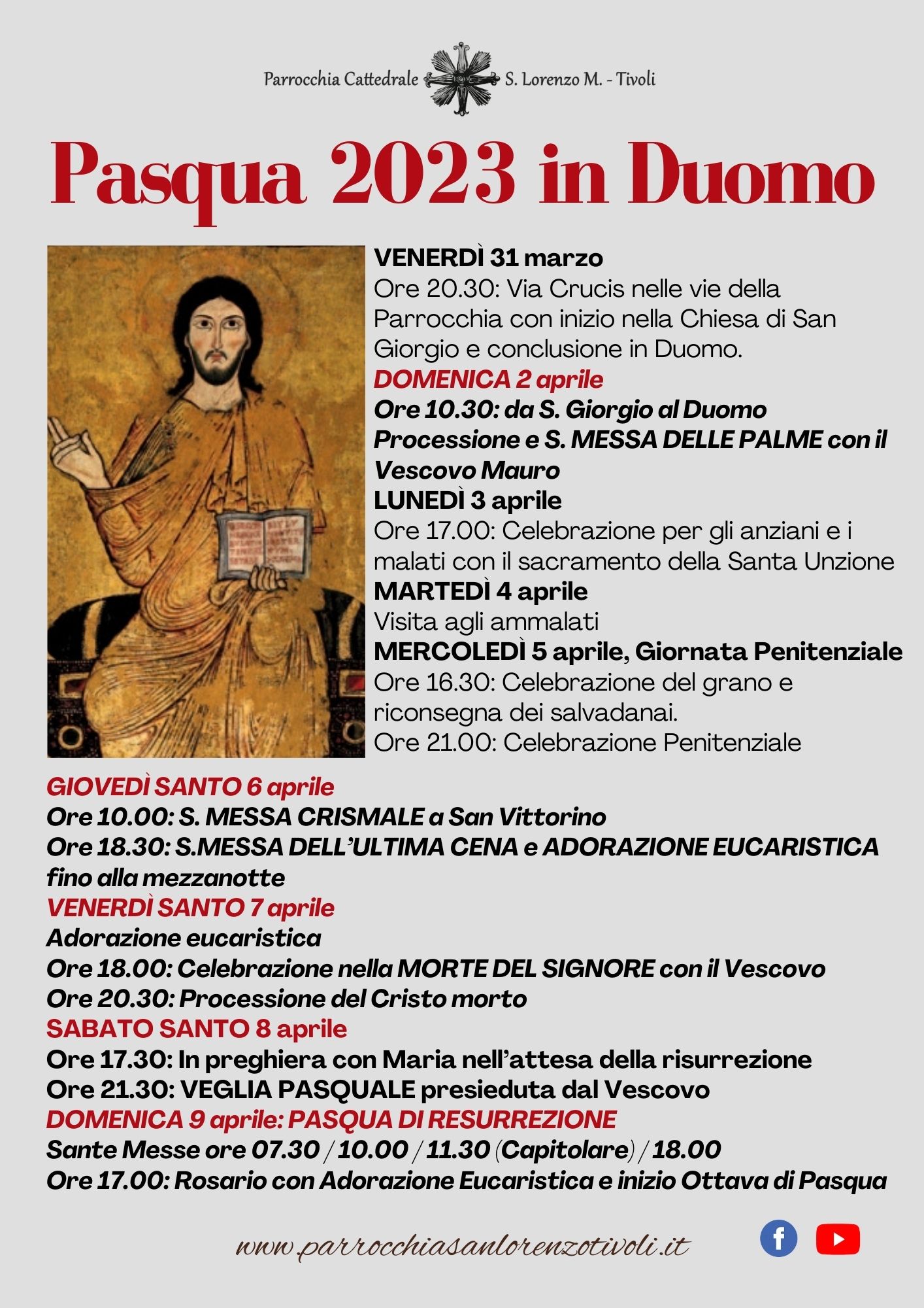 Pasqua 2023. Tutte le celebrazioni in Duomo