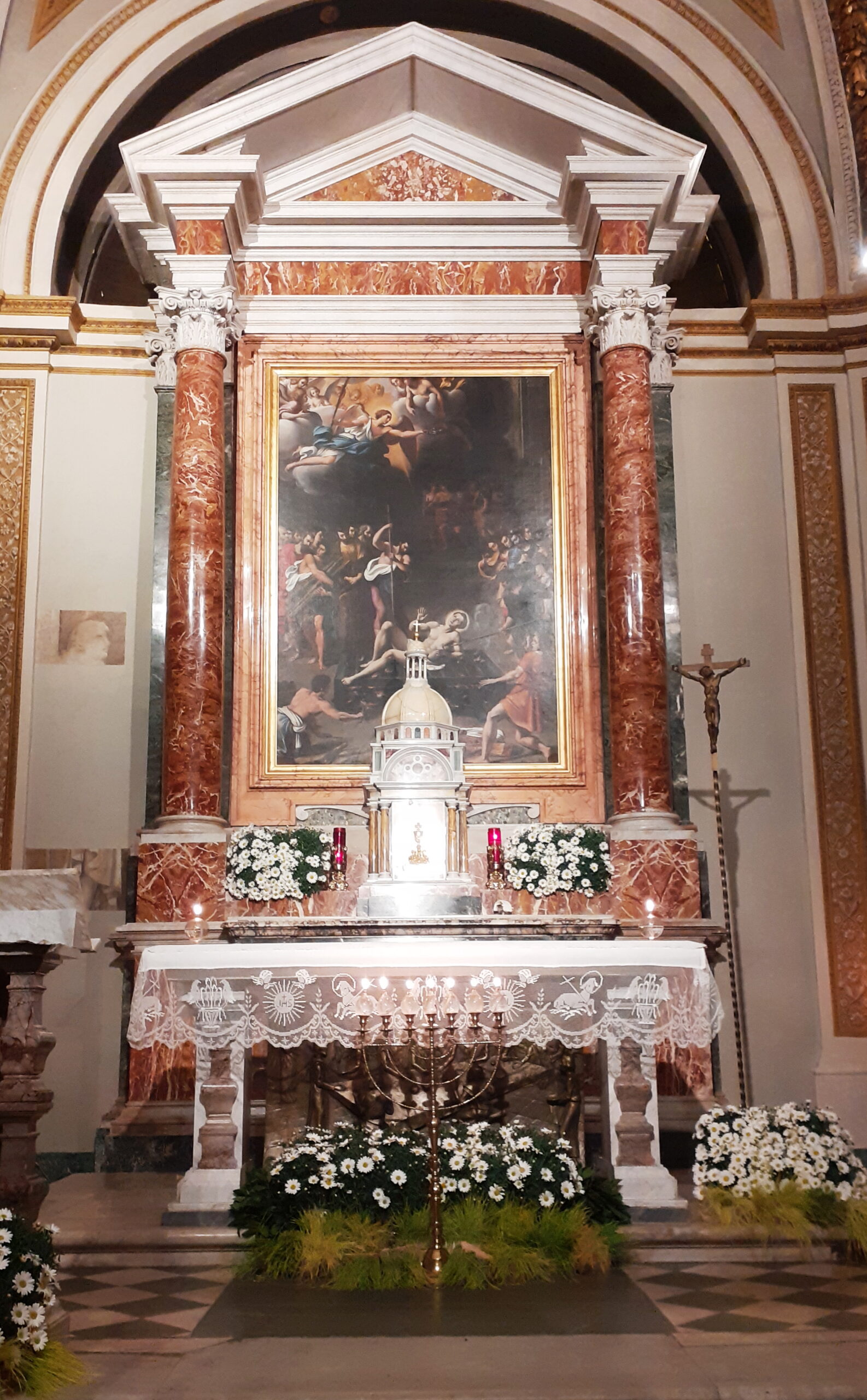 Giovedì Santo 2023. L’altare della Reposizione nella Cappella di San Lorenzo