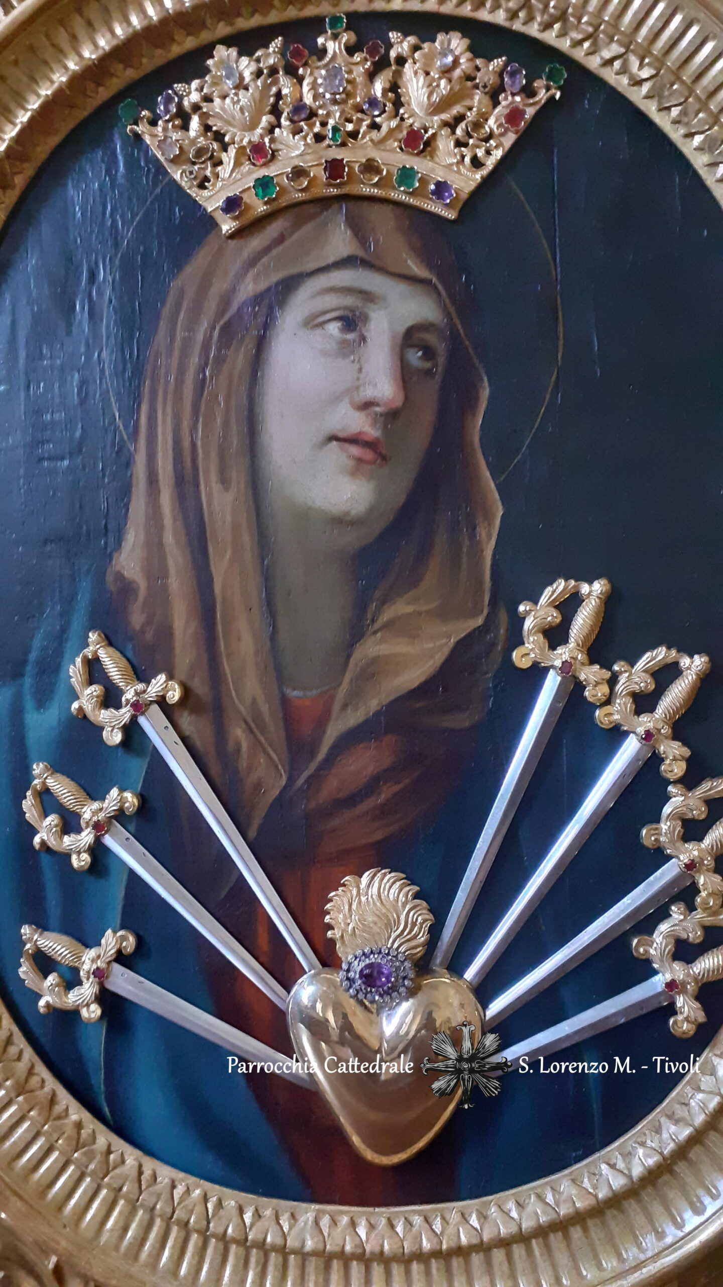 Esposizione del quadro della Beata Vergine Maria Addolorata in occasione della ricorrenza liturgica