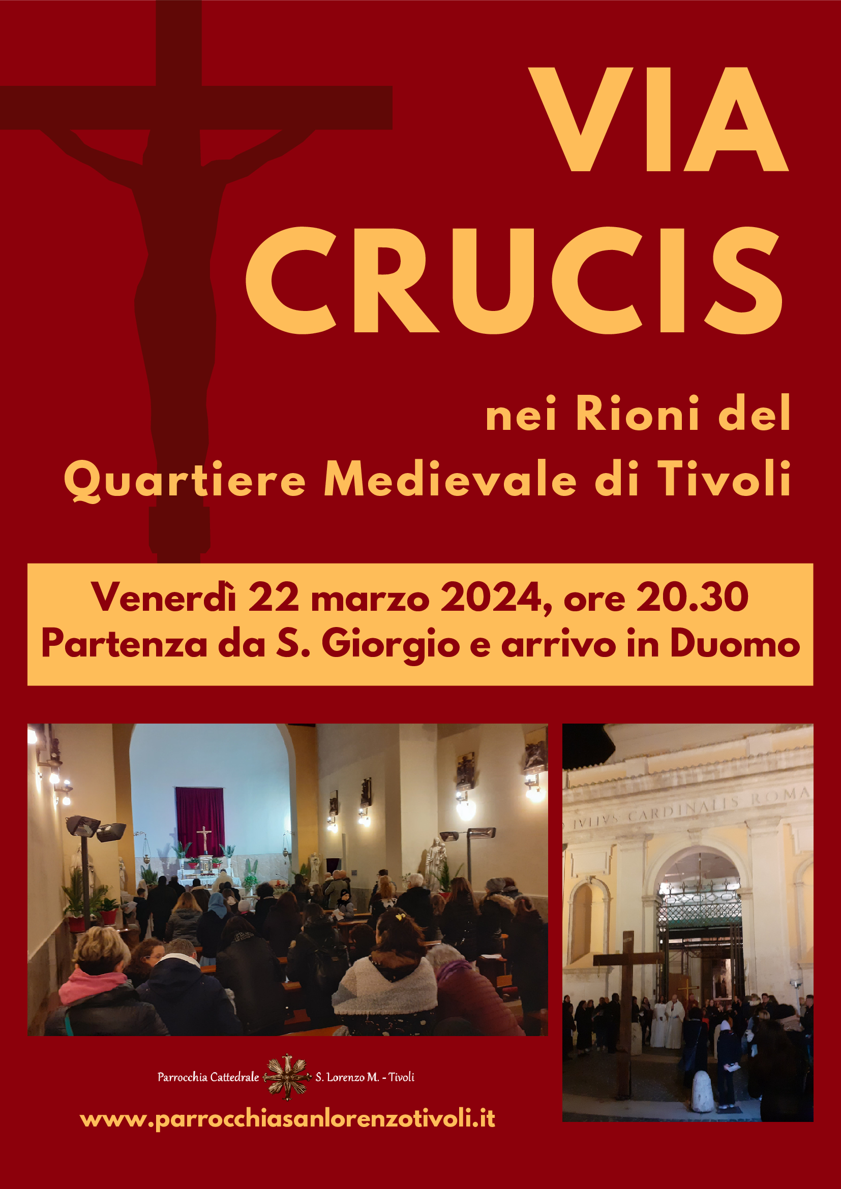 Via Crucis delle parrocchie San Lorenzo e San Giorgio venerdì 22 marzo 2024